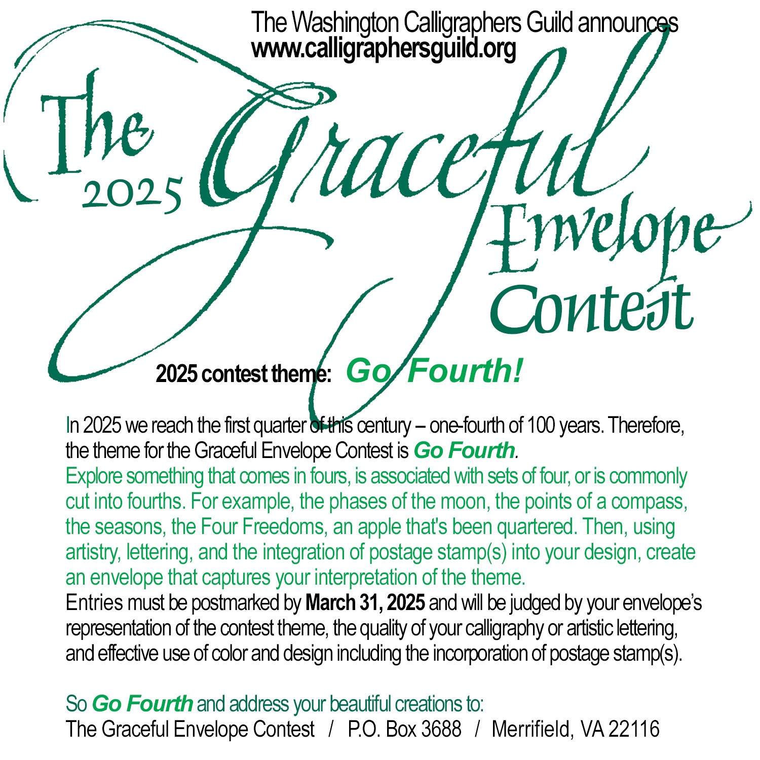 Graceful Envelope 2025 Banner